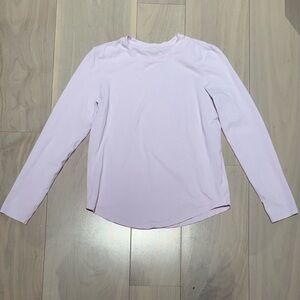 Lululemon Meadowsweet Pink Love Long Sleeve Shirt